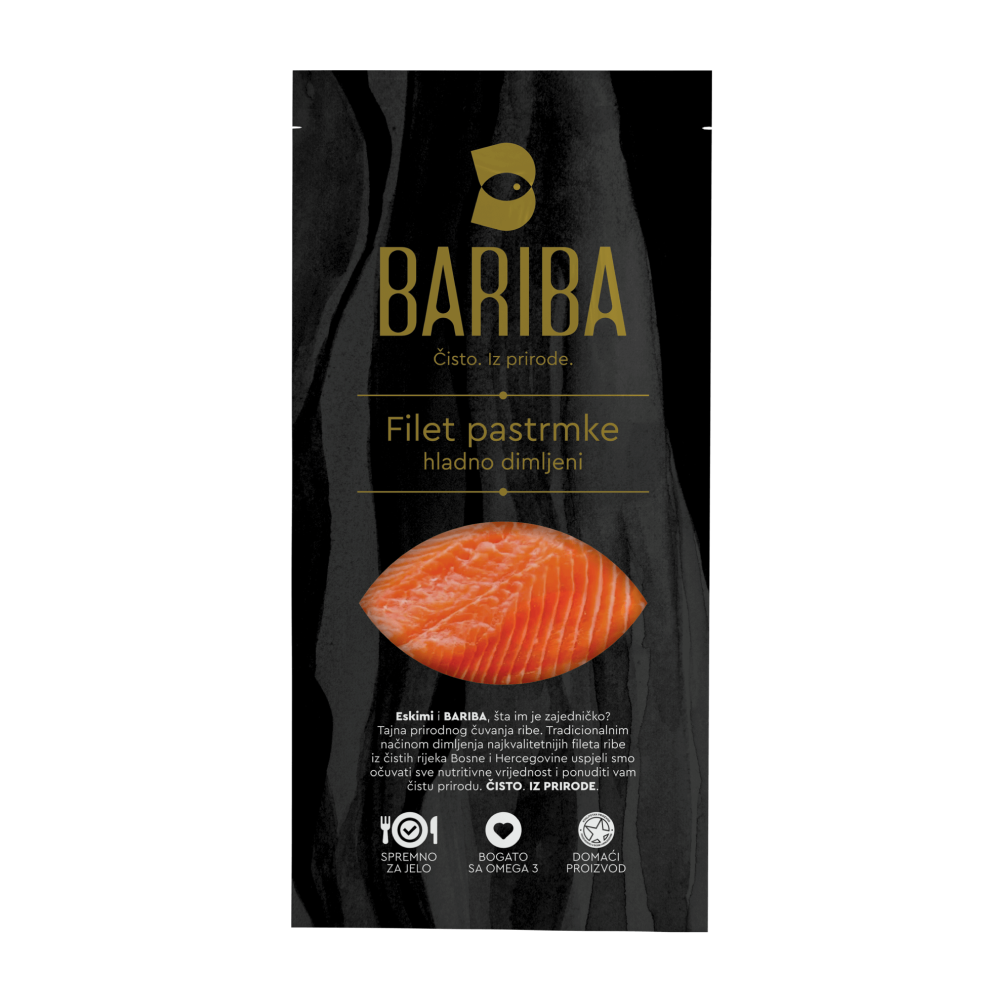 Bariba - Filet pastrmke hladno dimljeni