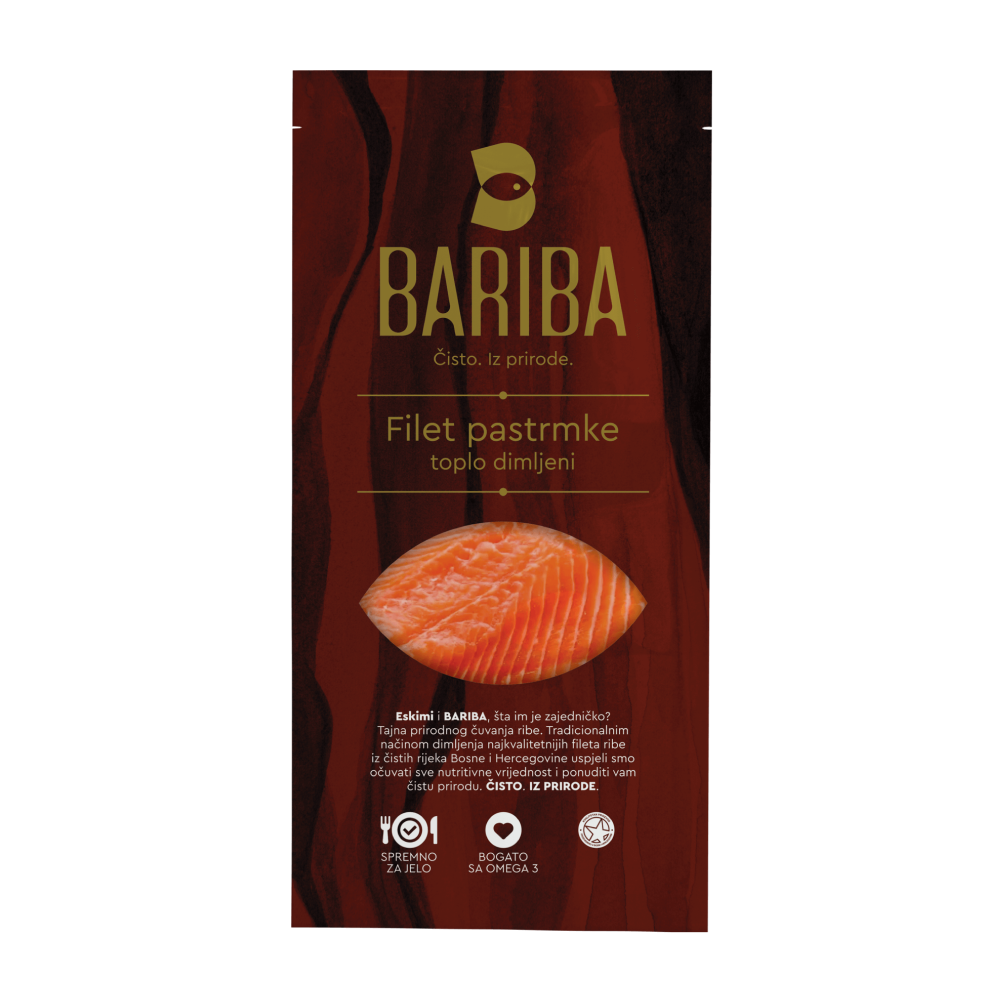 Bariba - Filet pastrmke toplo dimljeni